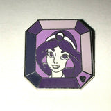 Disney DLR 2008 Hidden Mickey Lanyard Pin Princess Gems Jasmine Aladdin 6 of 6
