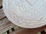 Frankoma Vintage 1972 Jesus Is Risen Easter White Roberts Decorative Art Plate