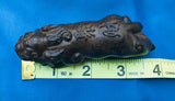 Rare Antique Chinese Wood Carved Pixiu Unicorn Animal Beast Statue Figurine