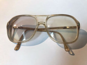1960s-70s Altair Eye wear Smoke Grey Glasses Made In Italy