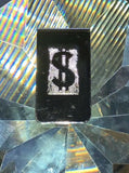 Vintage Dollar Sign Engraved Goltone Tie Clip