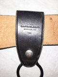 Vintage Surelock Black Leather Police Safety Holster Size 36