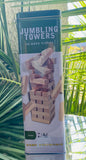 Cardinal Industries Jumbling Towers 48 Piece Wooden Jenga Set Box Mint Condition