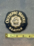 Original Vintage Ship Boat Luggage Label Olympic Hotel Seattle Washington Rare