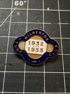 Milnerton Turf Club 1932-1933 Pin