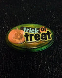 One of a Kind Handmade Jack O’ Lantern Trick or Treat Halloween Plaque w Mount