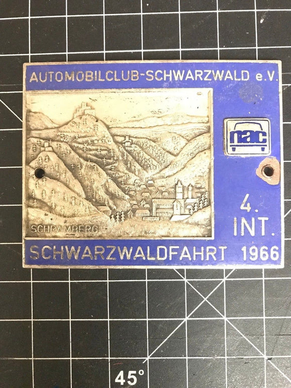 Automobilclub-Schwarzwald Car Badge