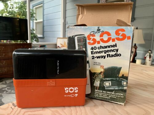 Cobra SOS 40 Channel Emergency 2 Way CB Radio 39 Ltd S.O.S in Box