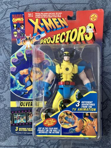 X-Men Marvel Comics Projectors Wolverine w/ 3 Different Film Disks 1994 In Box