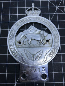 Royal East African Automobile Association Car Badge