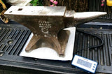 Antique Large 102 Peter Wright English Hundredweight Anvil 112 Pounds Rare