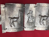 Vintage Signed 900 Silver Industria Peruana Alpaca Panel Bracelet Peru