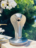 Vintage Metal Cobra Snake Hotrod Automobile Car Hood Ornament