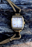 Vintage 14k Gold Filled Lady Elgin Wrist Watch Mechanical- Works