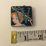 2015 Disney Parks Alphabet Mystery Trading Pin Letter W WENDY Limited Release