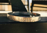 Vintage Taxco Mexico Sterling Silver 925 Zodiac Sign Astrology Bangle Bracelet