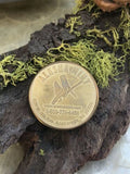 ALASKA MINT Gold Tone Coin Rare