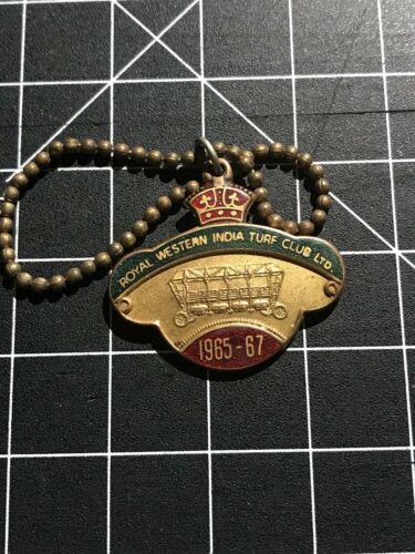 Royal Western India Turf Club Ltd. 1965-67 Badge #344