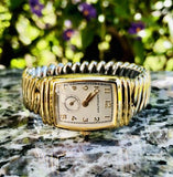 Hamilton 11 Jewels Ladies Quartz Watch 1/20 10KT Gold Filled Tops (WORKS!)