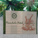 Vintage Hamdala Hotel Kaduna Nigeria Luggage Sticker Label