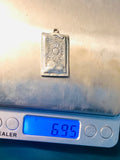 Vintage Sterling Silver 925 Signed DTR Jay King Sunflower Seed Charm Pendant