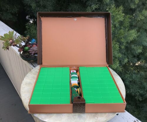 Mahjong Game Mah-Jongg Complete Set w Carrying Case