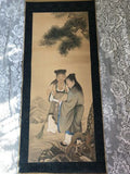 Antique Signed Chinese Original Scroll Painting on Silk