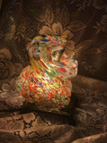 Vintage Murano Millefiori Multicolor Italian Art Glass Baby Chick Bird Lamp