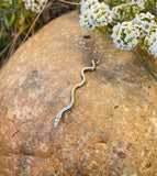 Sterling Silver 925 Slithering Snake Charm Pendant 1.46 grams