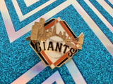 SF Giants Vintage Lapel Pin Lot Of 7 Pro Specialties & Peter David 1994-2001