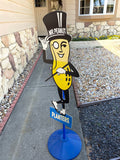Vintage Mr. Peanut Planters Standup Store Display Sign Collectible