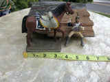 Pewter Collectors Showcase Napoleonic French Cuirassier Canting Horse & Soldier