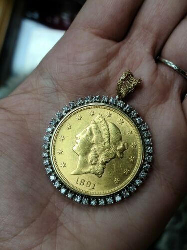 $20 Dollar 1776 Gold Coin Replica Pendant (Pendant Only) in Very Good  Condition! | eBay