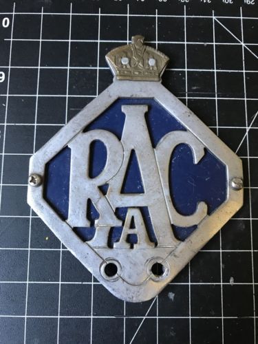 Royal Automobile Club Car Badge