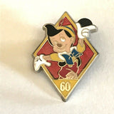 DLR 60th Diamond Celebration Mystery Pin Pinocchio Disney Pin 109334