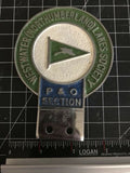 Westwater (northumberland) Lakes Society P&O Section Car Badge
