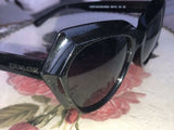 Dark Grey Glitter Coach Women’s Sunglasses w White Case