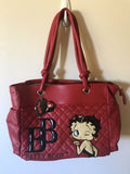 Betty Boop Large Red Purse