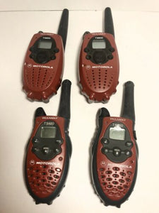 Talkabout Motorola Walkie Talkies T5200 Set Of Four