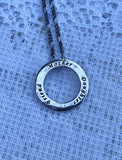 Sterling Silver 925 Mother Daughter Friend Pendant + Necklace