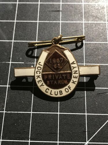 Jockey Club Of Kenya Private Stands 1967-68 #382 Pin