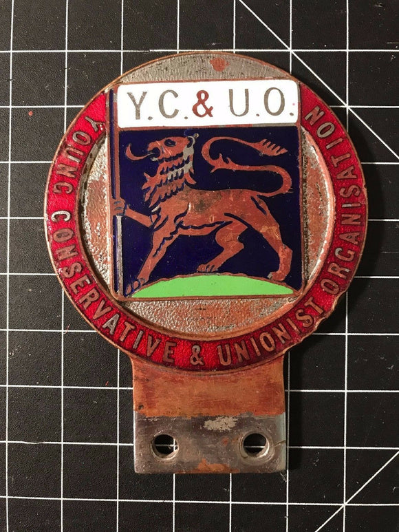 Young Conservative and Unionist Organisation Car Badge
