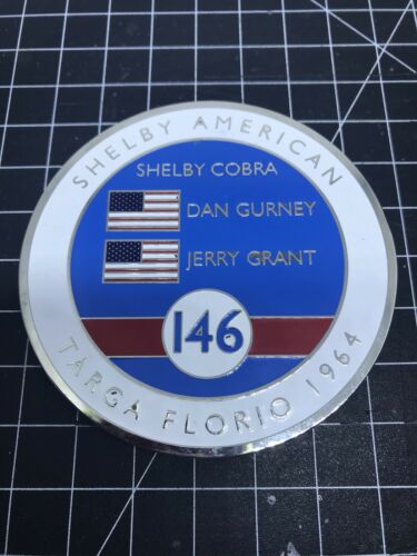 Shelby American Targa Florio 1964 Reproduction Car Badge