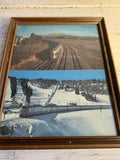 Vintage Railroad Locomotive Z-Titan Train Southern Pacific Color Photograph Set