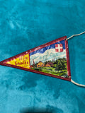 Vintage Col de la Cayolie Collectible Pennant Flag