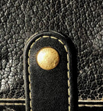Vintage Original Authentic Louis Vuitton Paris France Black Leather Wallet