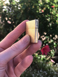 Rare Vintage Art Deco Gold Tone Slim Mini Estate Lighter