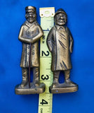 Antique 1920’s Brass Men Folk Art Figurines