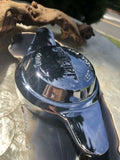 Mws Jaguar Vintage Original Chrome Lock Wheel Spinner Center Cap Car Ornament