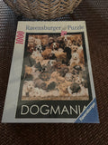 New 1997 Ravensburger 1000 Piece Jigsaw Puzzle Dogmania Dog Mania Dogs Sealed
